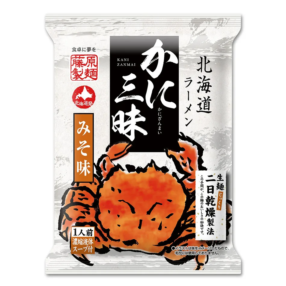 Рамен Hokkaido Kani Zanmai с мисо