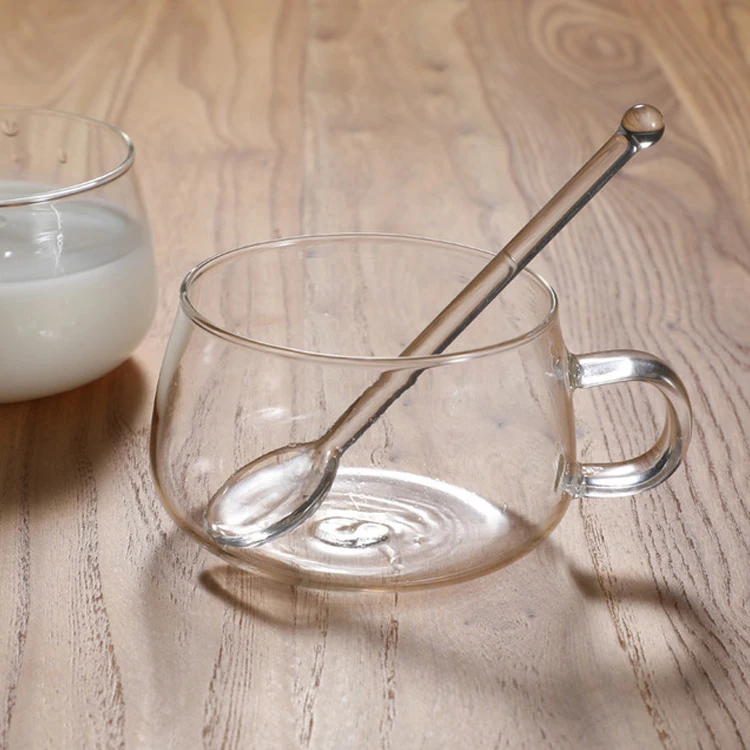 easy tea spoon fuse honey spoon  glass spoon