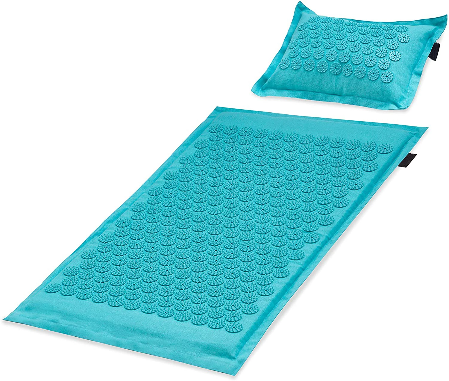 Natural Coconut Acupressure Mat and Pillow Set for Back Neck Pain Relief and Muscle Relaxation Relieves Stress
