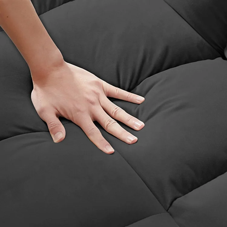 Modern Living Room Foldable 2 Seaters Double Folding Sofa Cum Bed Pull out Convertible Sleeping Couch Sofa Bed with Armchair