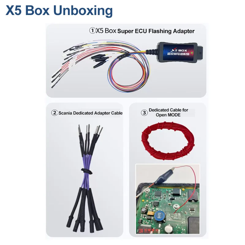 Enginedance X5 box Advanced ECU Flashing Adapter for X5 Diagnostic Tool Enhances Efficiency & Compatibility Across Brands