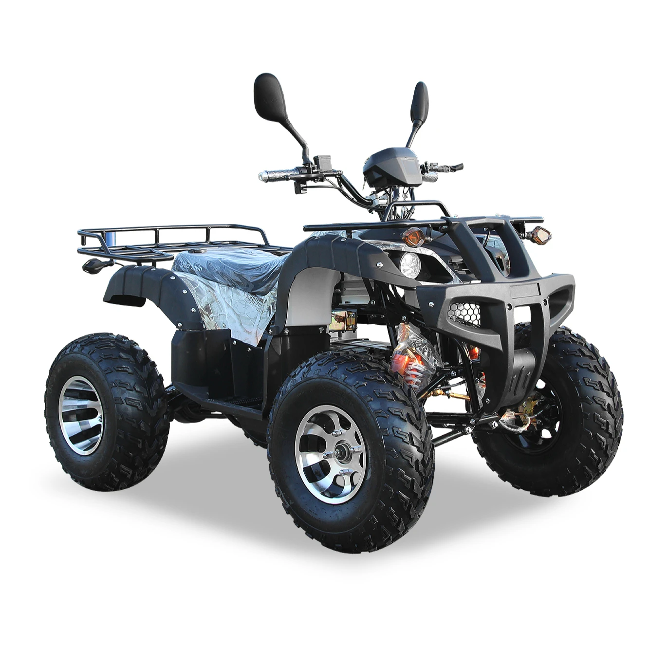 Hummer Cheap Chinese shaft drive atvs electric quads bike four wheelers for adults dune buggy 4000W 72V long range