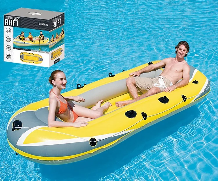 Professional 3 person pvc material inflatable rowing outdoor sports airboat