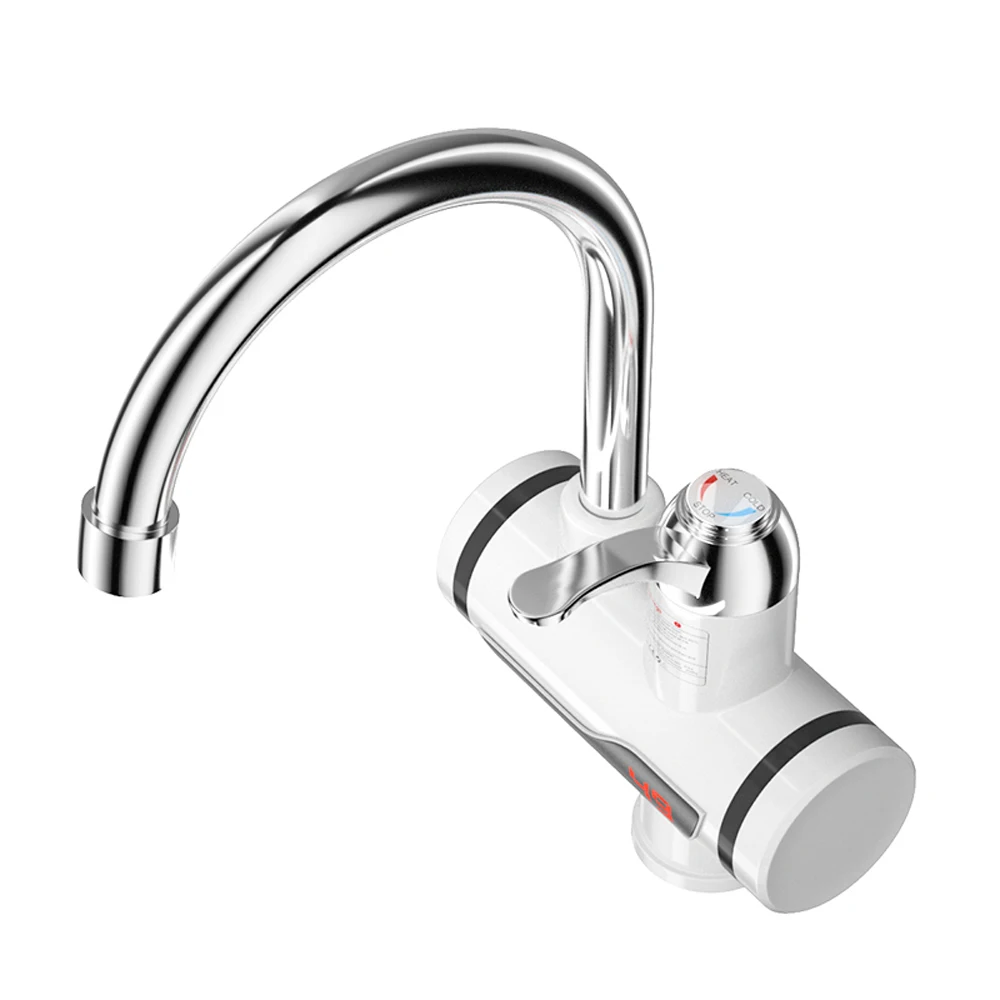 Bathroom Kitchen 3000W Electric Instant Heating Rapid Hot And Cold Water Faucets Tap Water Faucets With Digital Display