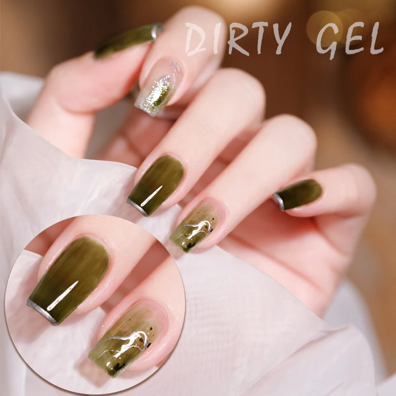 Manufacturer Professional Custom Private Label Soak Off Led Nail Polish Dirty Uv Gel Nail Gel 5g Ruby Ceramic Cat Eye Gel Nail