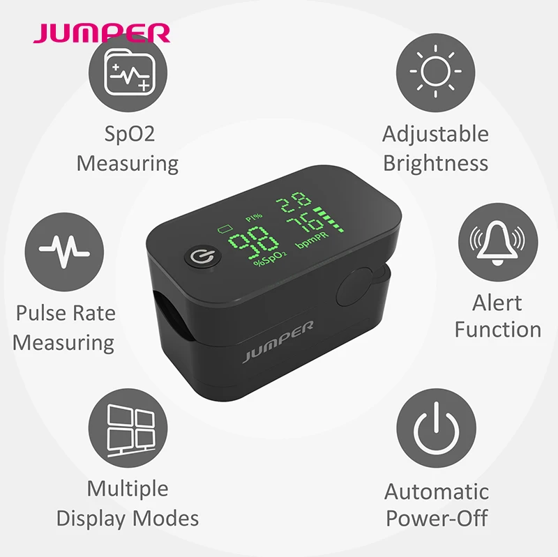 23 years manufacturer JUMPER JPD-500G LED  blood oxygen fingertip pulse oximeter