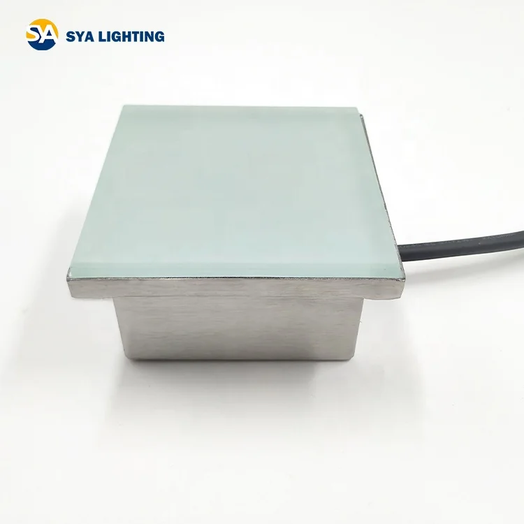 SYA-308S Landscape Lighting Factory Dock Light Outdoor Stair Step Pathway LED Brick Lamp