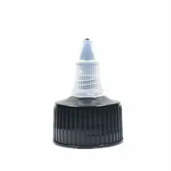 18-410 20-410 24-410 28-410 plastic Dispensing cap Ribbed twist top cap with pe pad  10pc/pack