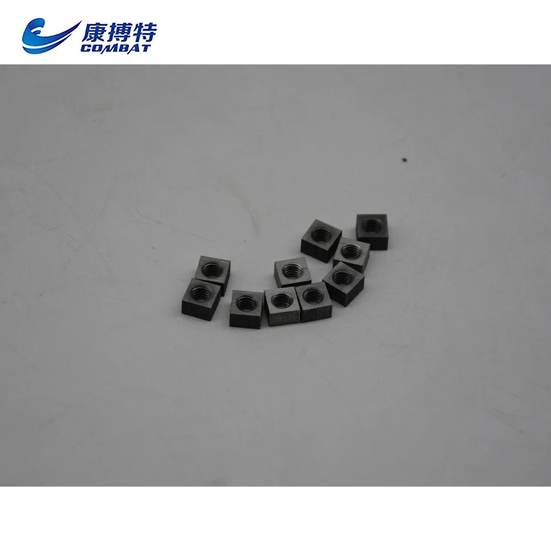 Molybdenum Nut High Purity Molybdenum Parts Molybdenum Screw Nut Bolt for Hardfacing Dimensions Material Origin Shape 10.2g/cm3