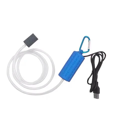 Portable Mini Usb Aquarium Fish Tank Oxygen Air Pump Mute Energy Saving Supplies Aquatic Terrarium Fish Tank Accessories