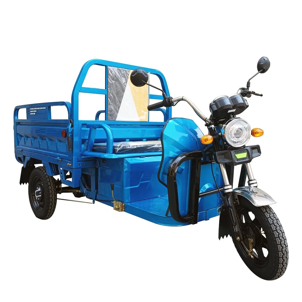 Factory Price 60V20Ah 1000WMotor Three Wheels Electric Tricycle Cargo Tricycle