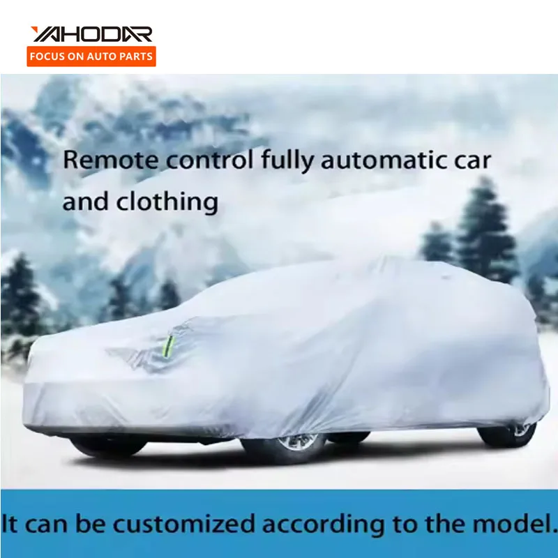 universal car cover waterproof sunscreen protection scratch resistant  automatic Car Body Cover with cotton Car Accessories