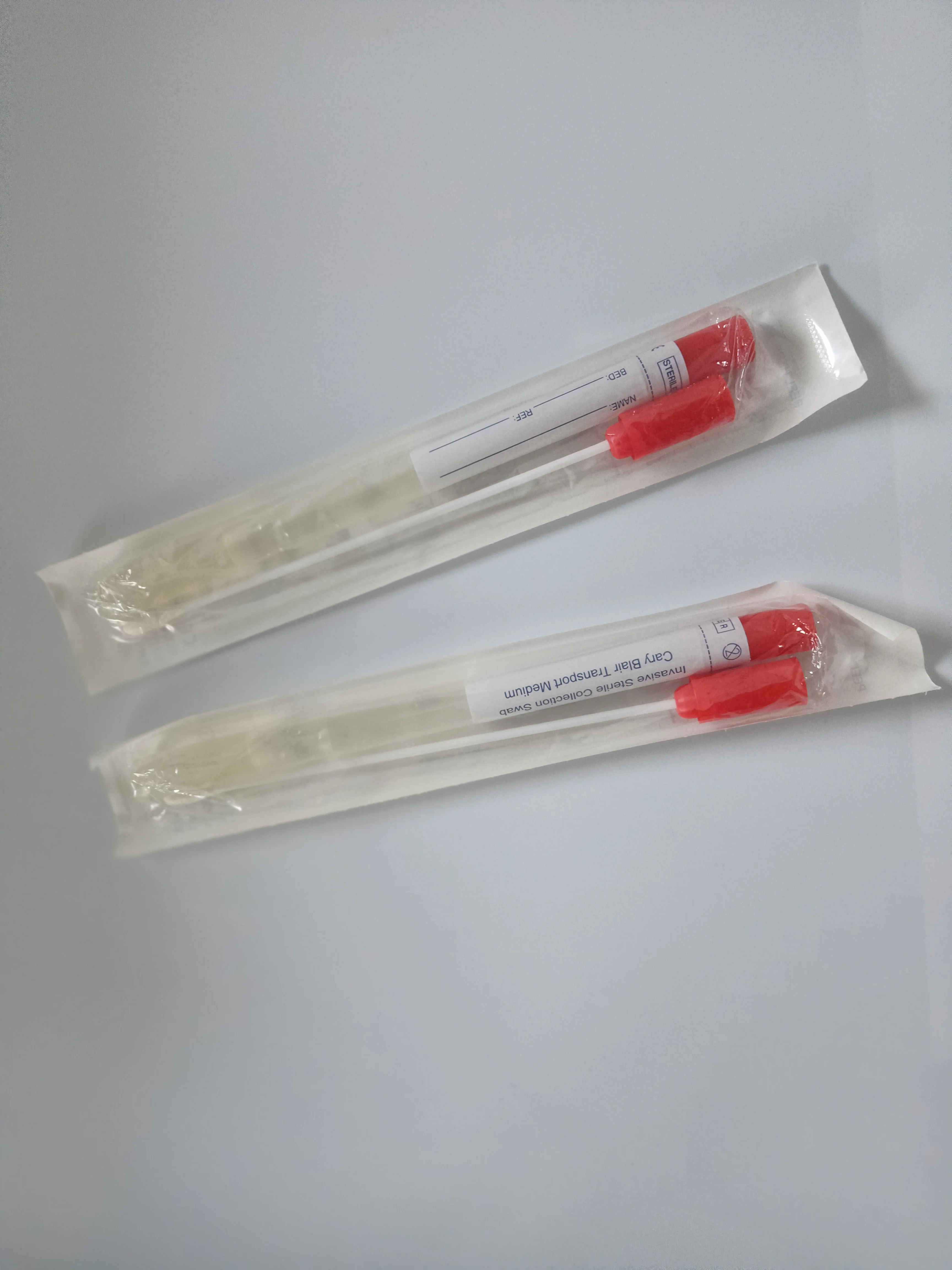 Wooden swab with cotton head