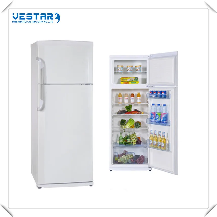 286L China Manufactory Double Door LPG LPG Propane Gas Fridge On Gas