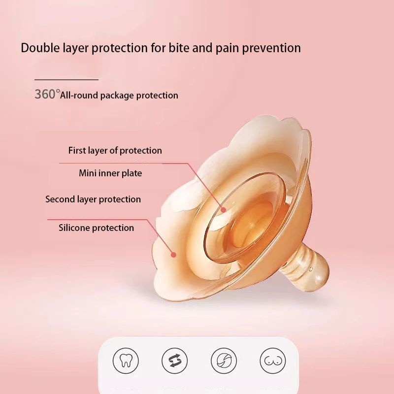 Baby Breastfeeding Nursing Newborn Baby Nipple Shield Protector Silicone Nipple Shields for Breastfeeding Breastfeeding Support