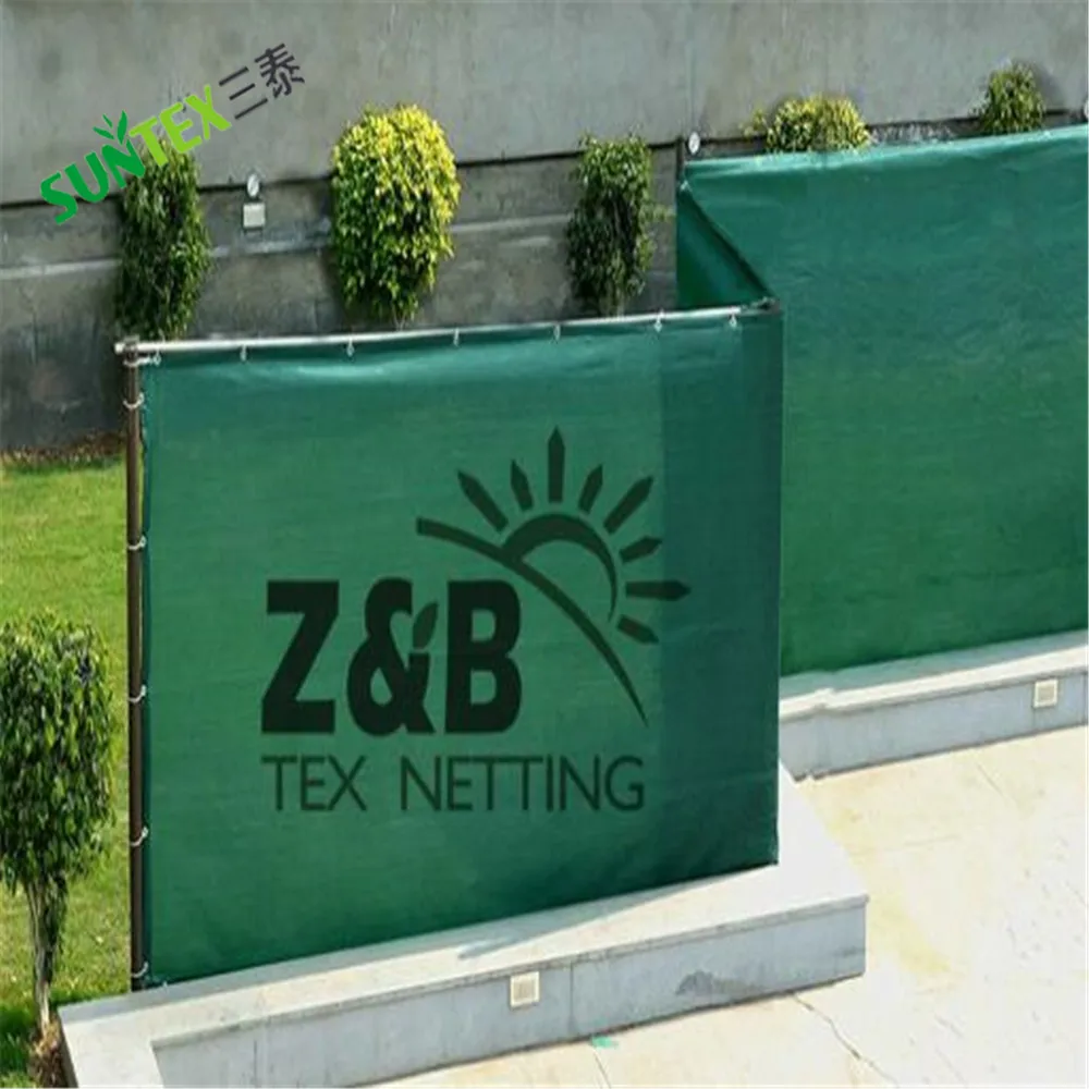  Лобовое стекло для теннисной корты 12 м x 2 18 с логотипом плетеный HDPE 180