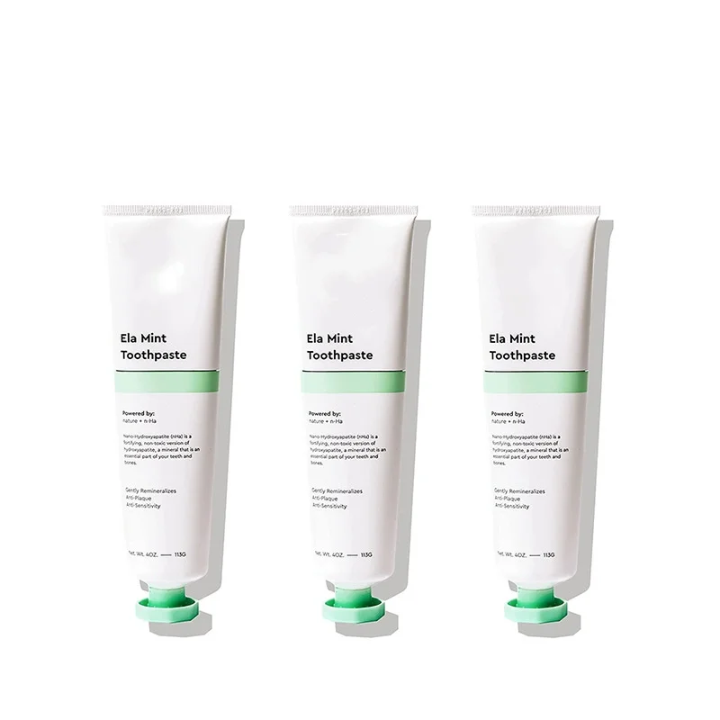 Nano hydroxyapatite whitening toothpaste