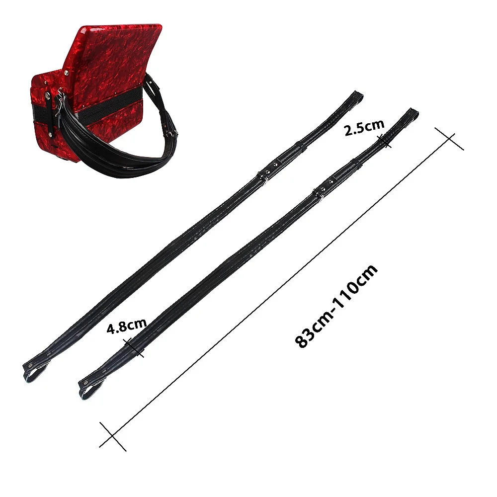 JELO IY-PJ0490 Professional Concertina Accordion Strap 16 Bass to 120 Bass Parts forAccordion Instrument