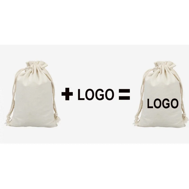 Заводская поставка, индивидуальный логотип, Хлопковый мешок для кистей