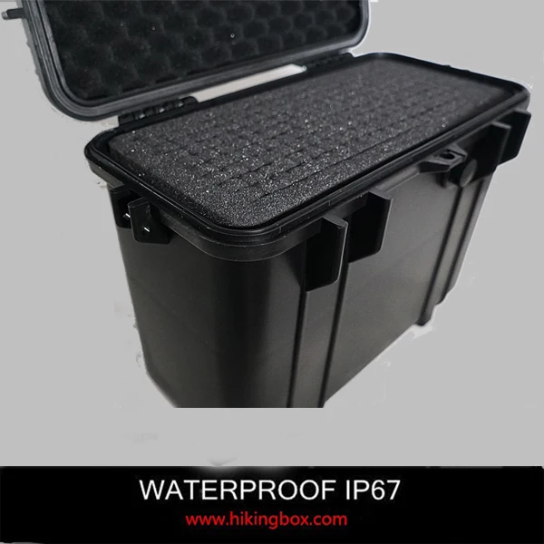 Heavy duty plastic shockproof waterproof equipment carrying transport case HTC013-2