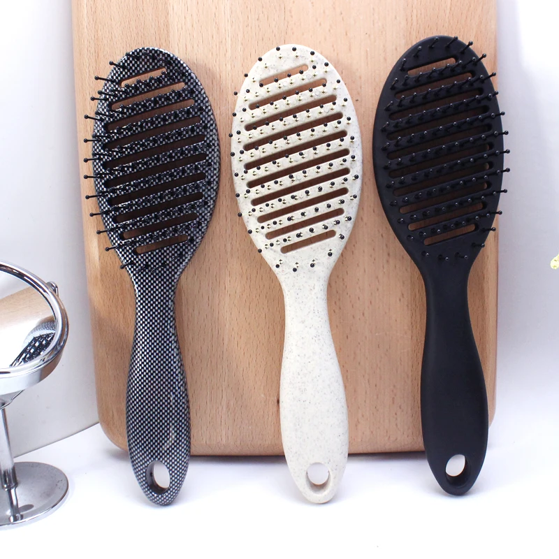 2024 China high quality product hollow out massage styling comb quick dry hair design wet and dry due us hair massage comb
