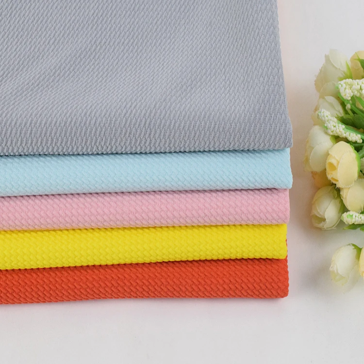 Spandex Solid Fabric For Bows Custom Print Wholesale Good Price  4 way Stretch Bullet liverpool polyester wholesale Knit Fabric