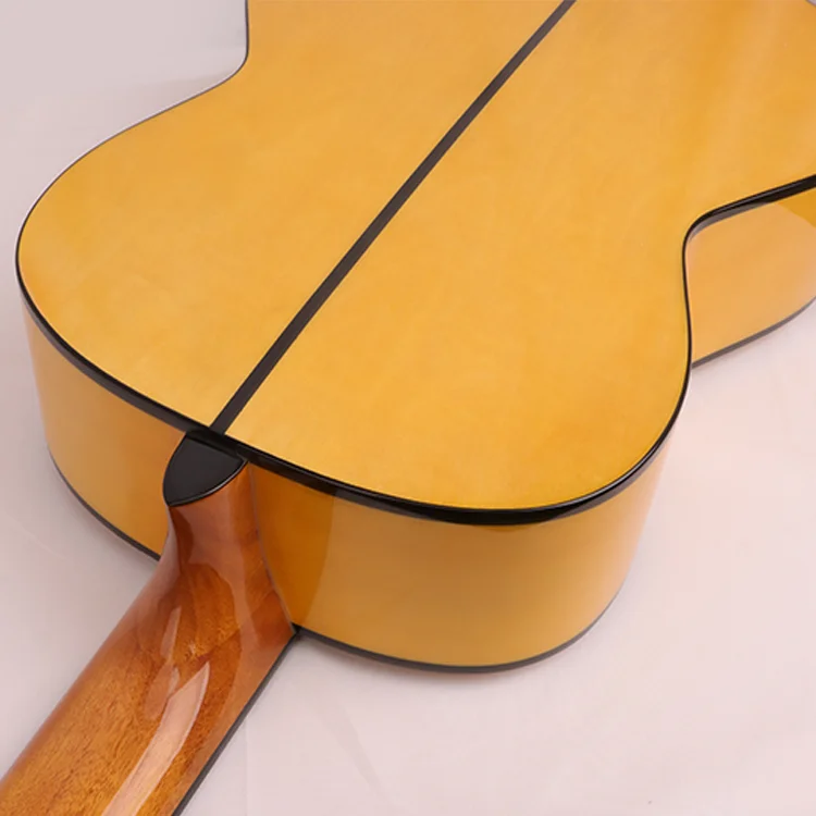 Wholesale new high-gloss 39 inch solid spruce top Flamenco 6 strings classical Guitar