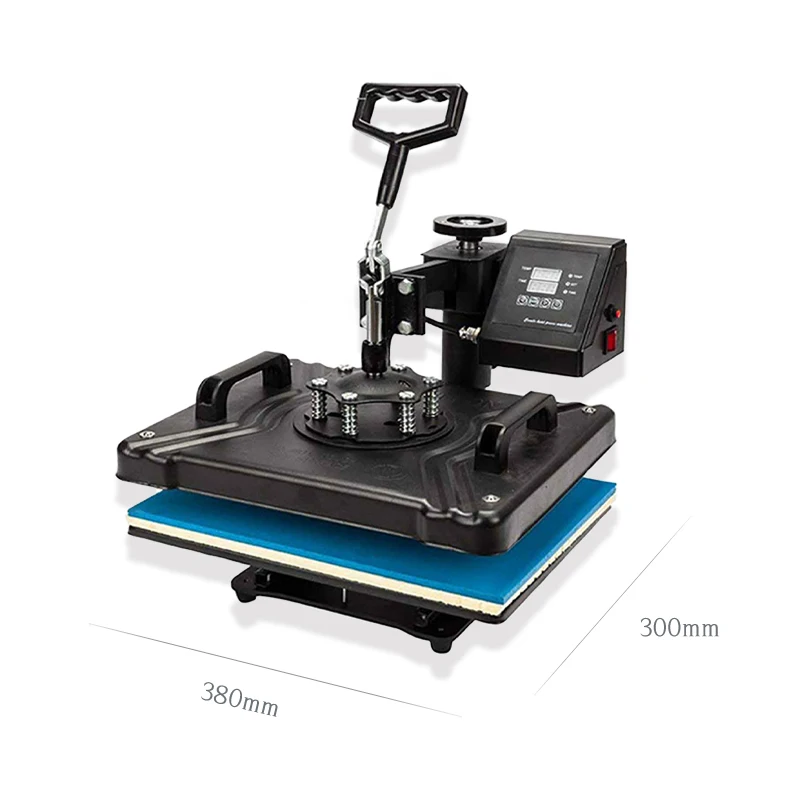 Chinese direct factory transfer T shirt vinyl mug plate hats machine 38*29 OEM & ODM available 5 in 1 heat press machines