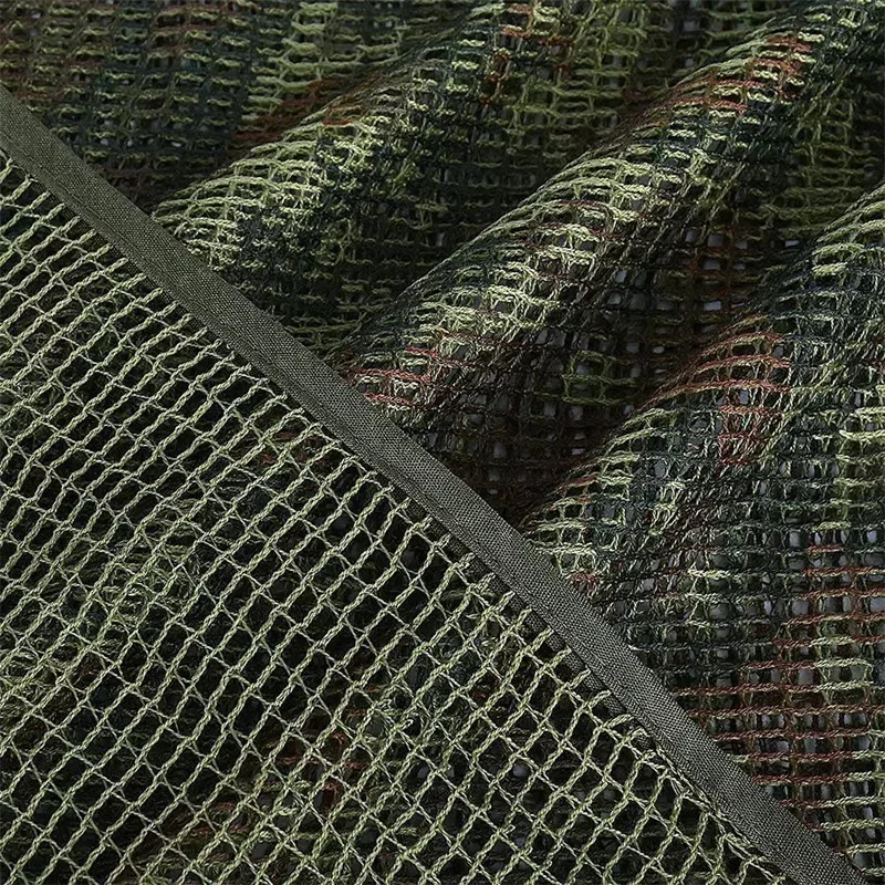 Camouflage tactical mesh scarf sniper scarf veil Camping hunting multi-purpose hiking sunscreen breathable
