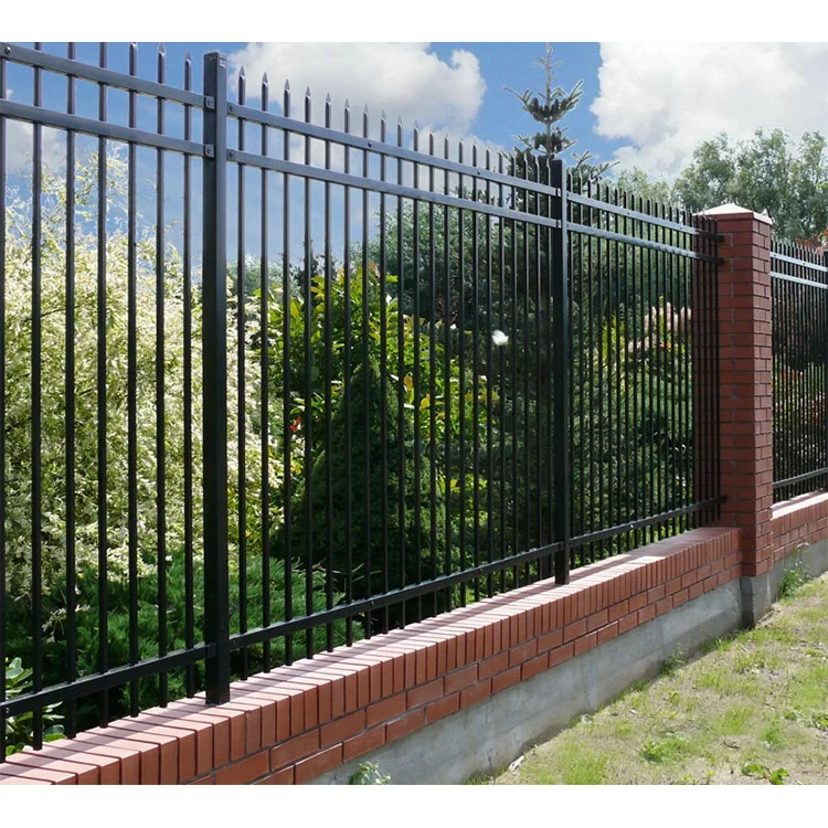 Custom Modern Design Iron Fence for Home Patio Outdoor Handrail & Balustrade with Application in Hospital Railings & Flooring