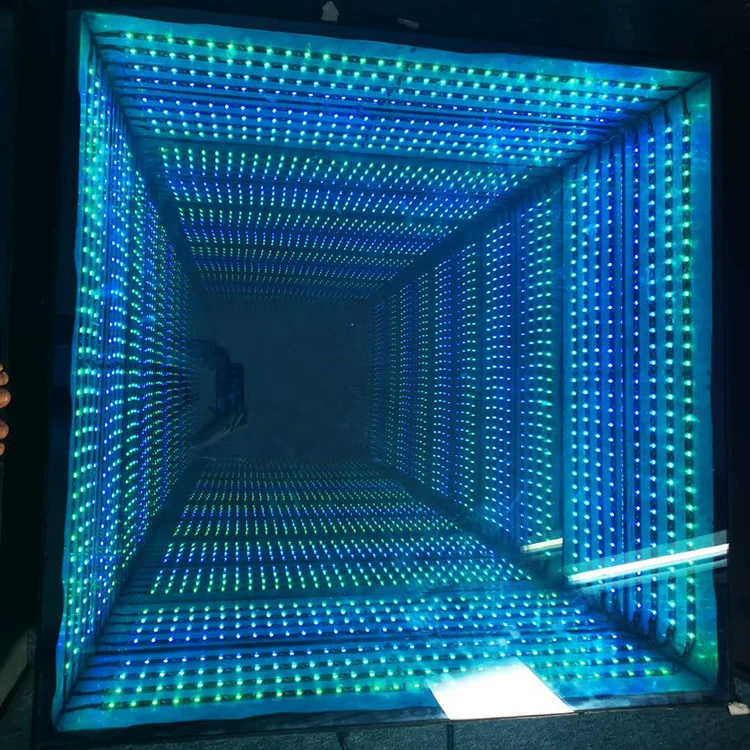  Глубокий туннель волшебное зеркало 3d танцпол бездна световой эффект для игровой площадки открытый парк