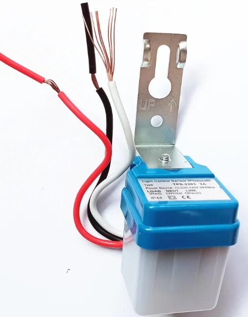 AS22010  Grey 10A sunset ON sunrise OFF AUTO  Photocell  light control switch/light sensor switch street light control