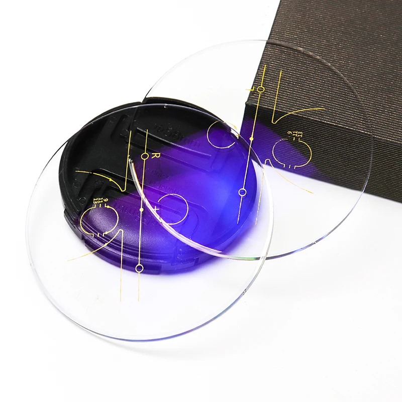 Dangyang Factory r39 anti blue light lens multifocal eyeglass lens progressive lenses nk55