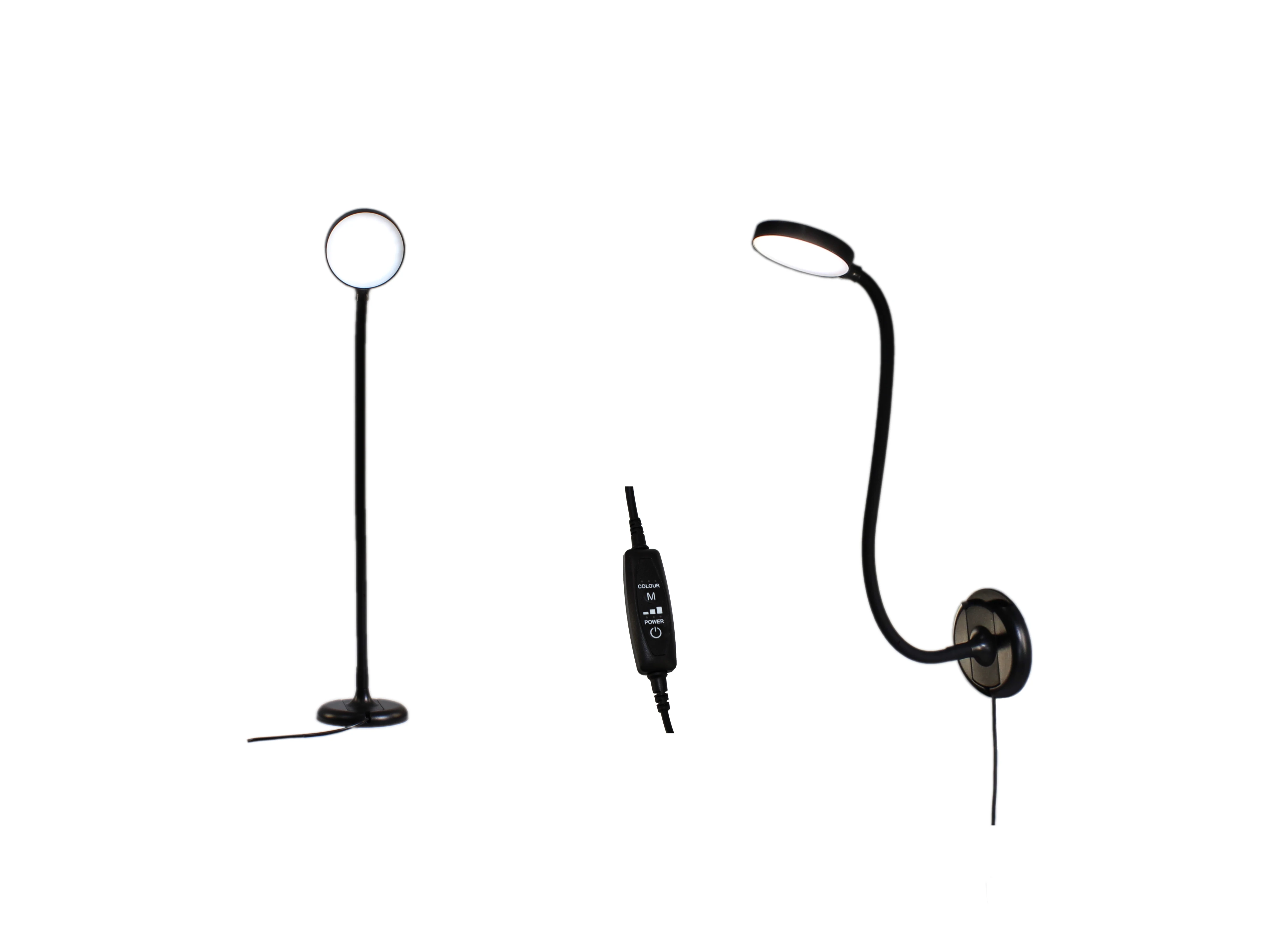 Hotel Switch control Muli-type Stand desk lamp Flexible Timer LED Wall Lamp bedside Reading table Light USB plug-in Output