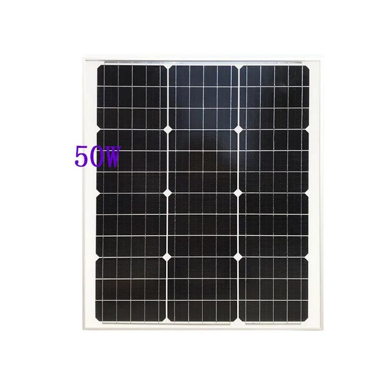 Donghui 50 Вт моно солнечные батареи Солнечная панель 12 вольт мини солнечная панель для двигателя 12 вольт постоянного тока