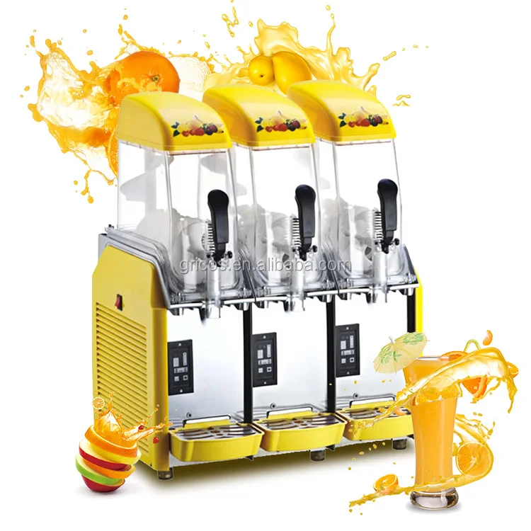 Commercial Smoothie Slushie Machine Granita Ice Slush Slurpee Frozen Drink Making Slushy Maker Margarita Slush Machine