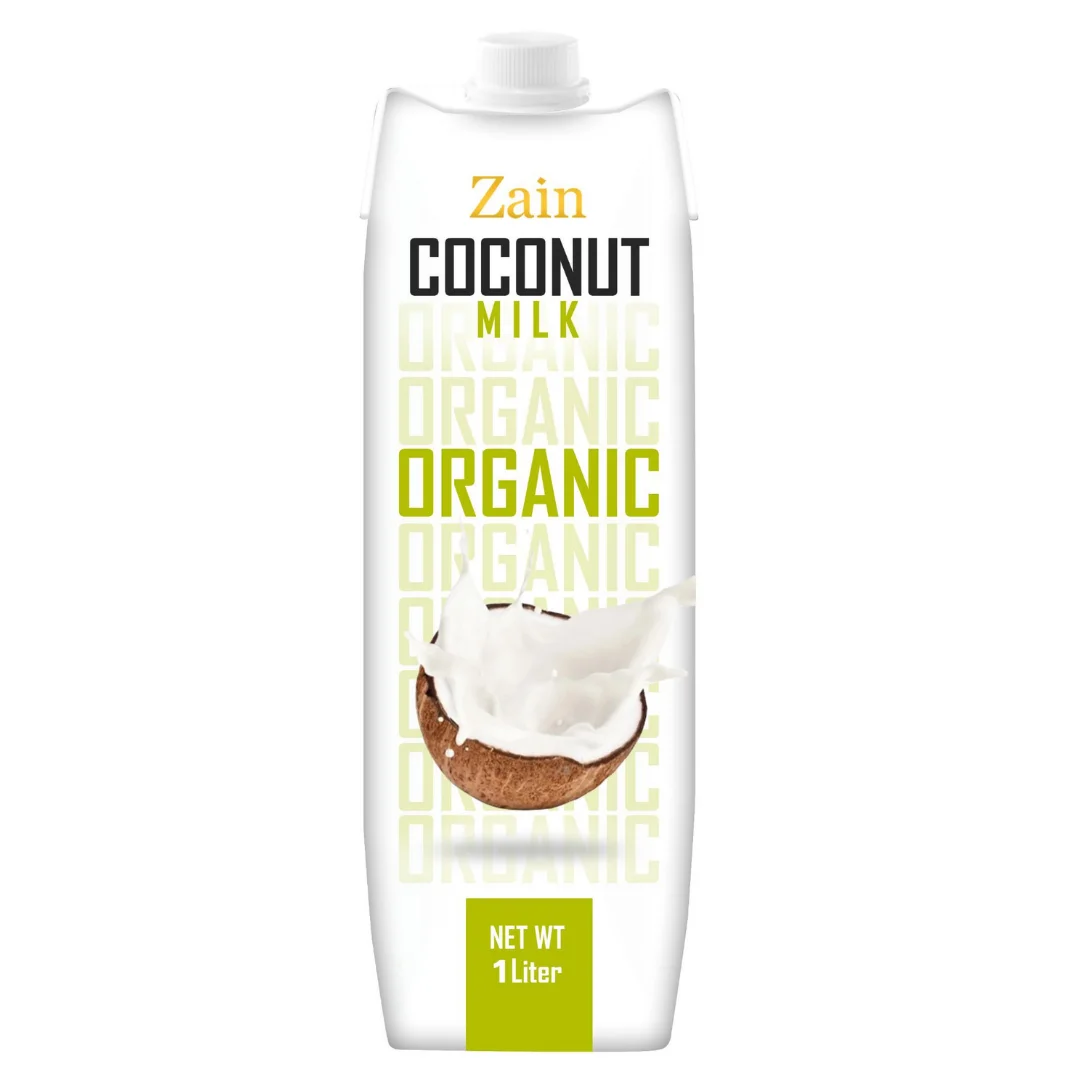 Органический чистый сок кокосовой воды 100% OEM Prisma te tra Pak бумажная коробка Размер 1000 мл Zain от компании Ajintai продукт из Таиланда