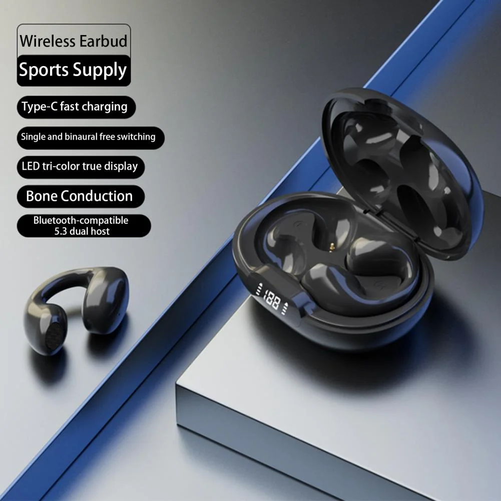 tws gaming Wireless Earbuds Bluetooths Headphones 48hrs Play Back Sport D101 Clip  Earphones