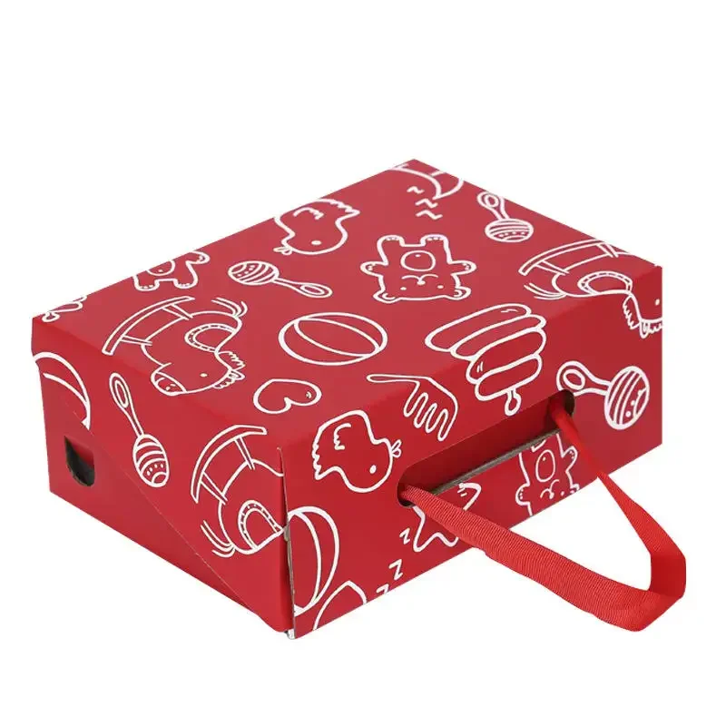 Professional customized long box cartoon printing recyclable cardboard gift packaging cardboard box cute packaging box