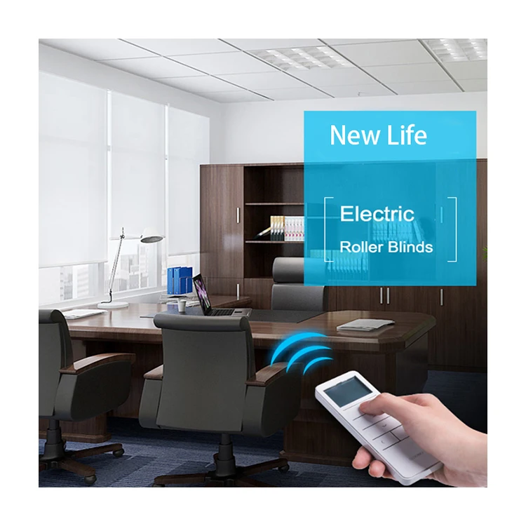 
Waterproof Electric Blackout Motorized Outdoor Indoor Roller Blinds for Window Shades 