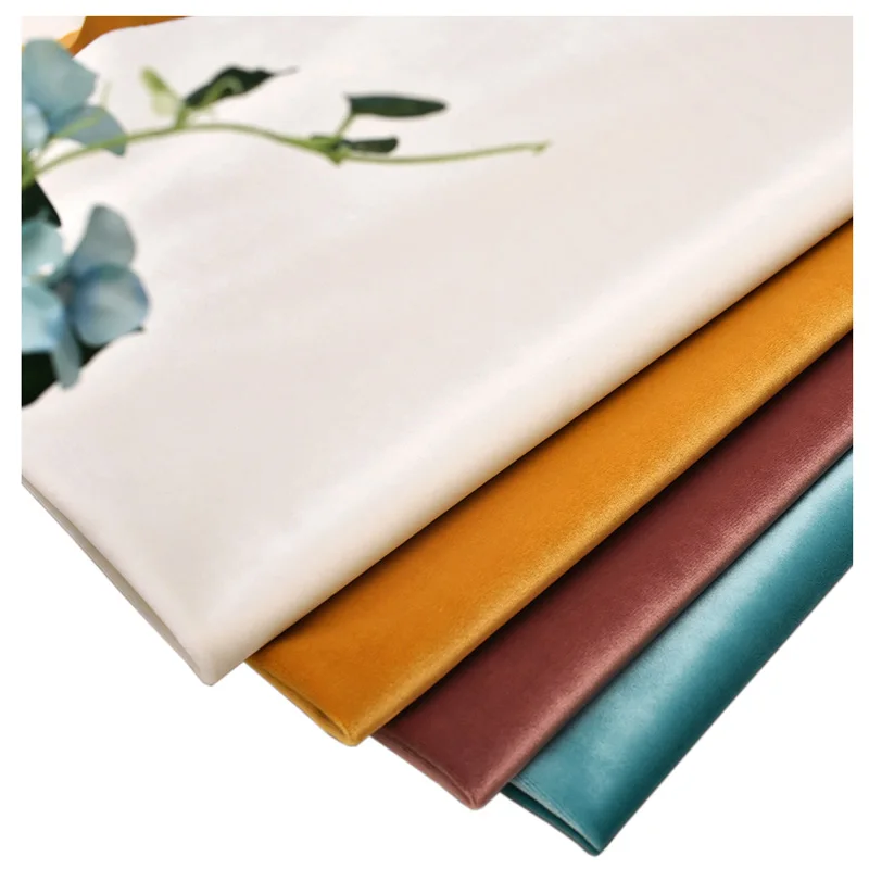 RL 100% Polyester home textile sofa fabric products upholstery holland Italy Velvet Fabric For living room sofas