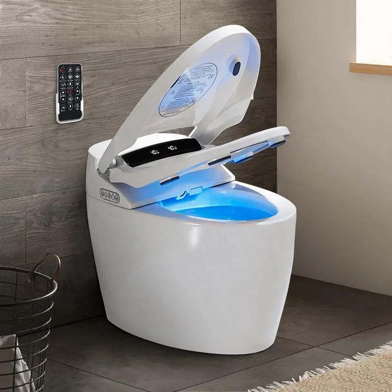 Modern 110V/220V electric bathroom toilet water closet automatic flush wc intelligent toilet bathroom smart toilet