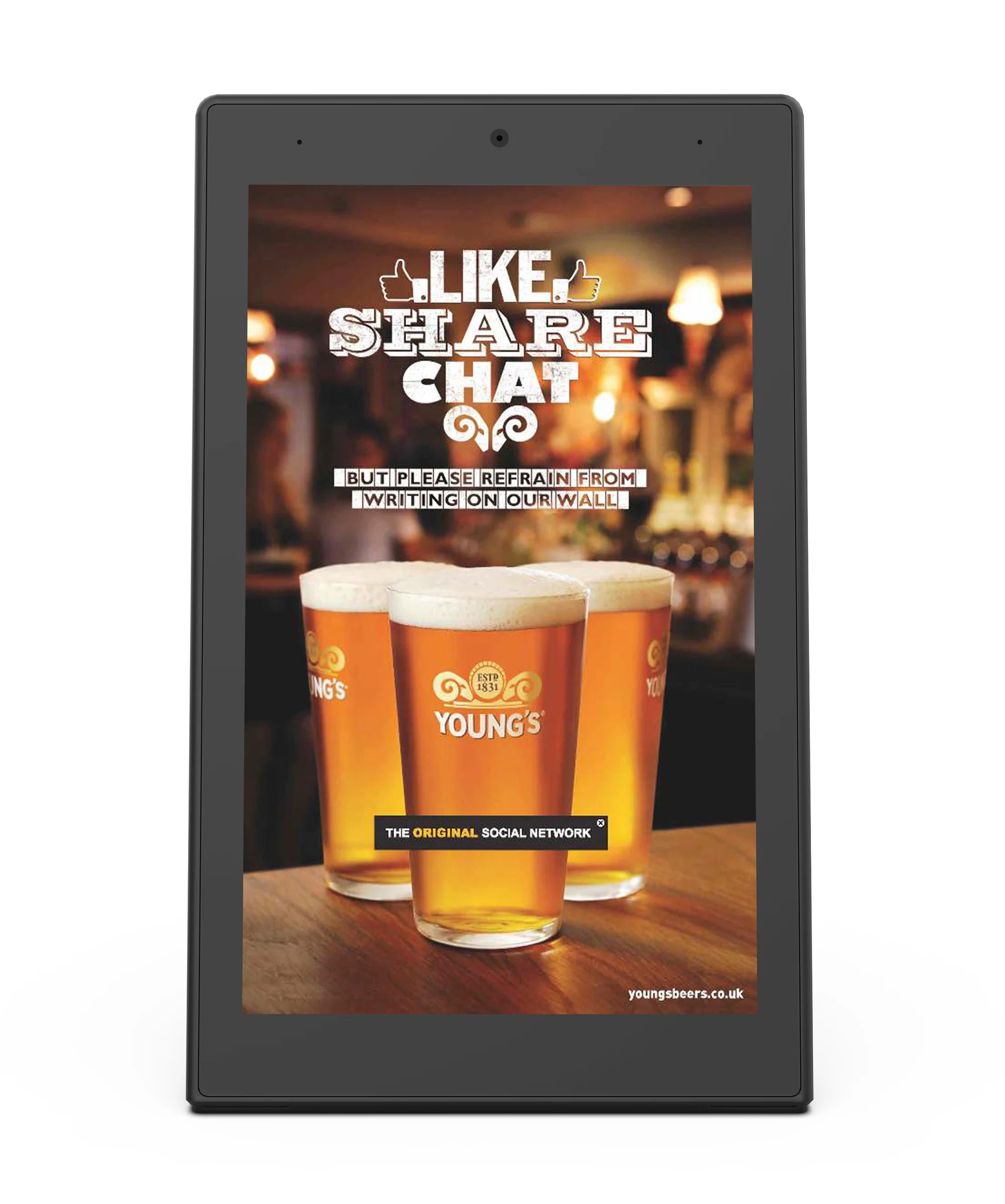 MWE 10.1inch Restaurant Desktop Table Stand Wifi Small Screen Android Digital Menu Video Advertising Panel Display Tablet Player