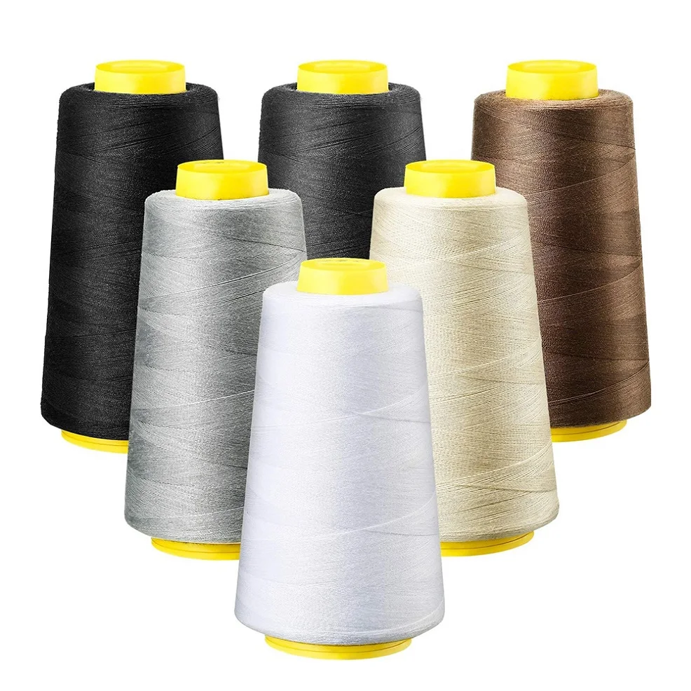 Sewing Machine Threads Polyester Thread Spools Over-lock Cone Thread for All Purpose Sewing Quilting Machine