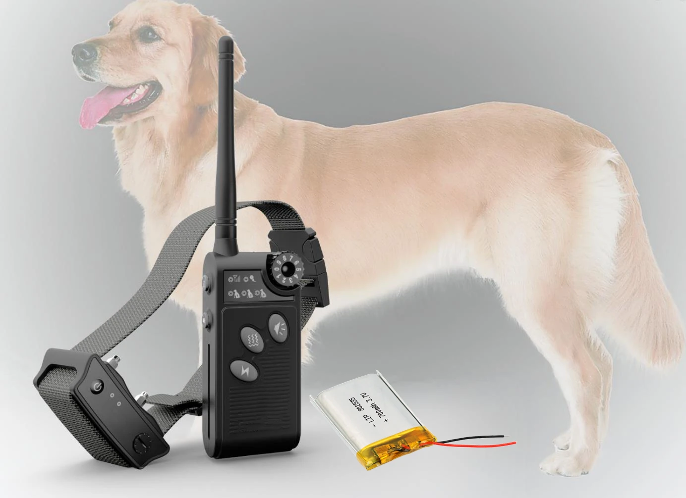 802535 702535 700mAh 600mah Battery rechargeable kc 3.7v Lipo battery lithium ion batteries for Dog trainer