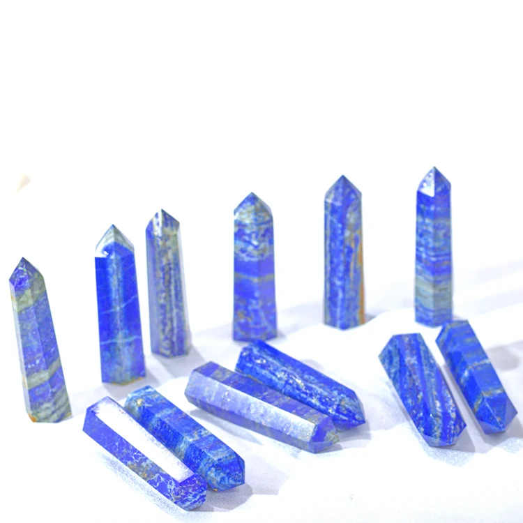 Wholesale High Quality Crystal Beautiful Polished Blue Sodalite Point Natural Crystal Tower For Decoration