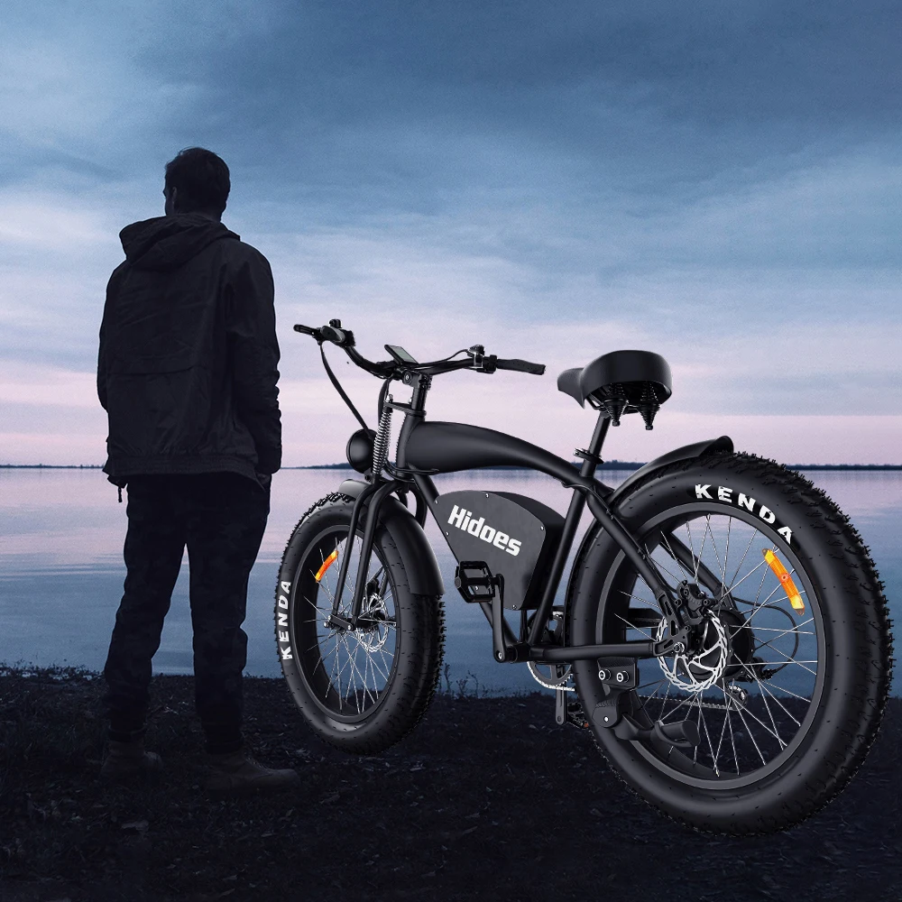 Drop shipping Ready Stock Hidoes B3 26inch 1200W Electric Mountain Bike Aluminum Alloy Frame down Tube Battery Disc Brake