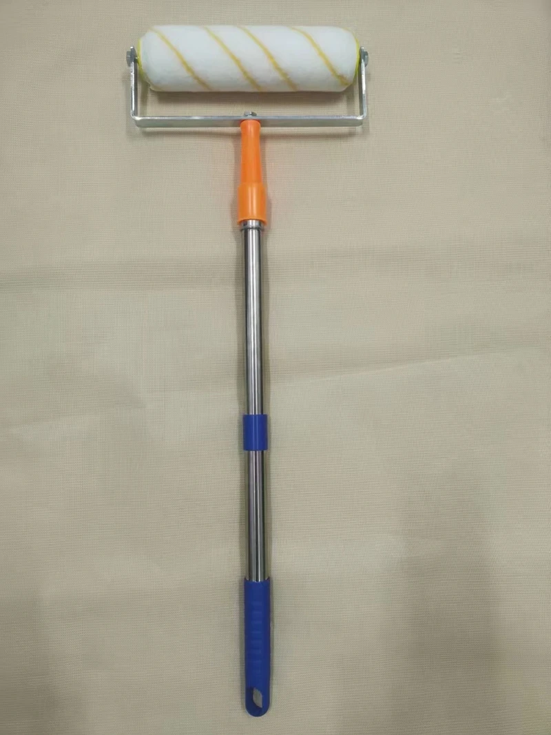 10 inches Paint roller with extension pole telescopic pole handle painting tools with tray