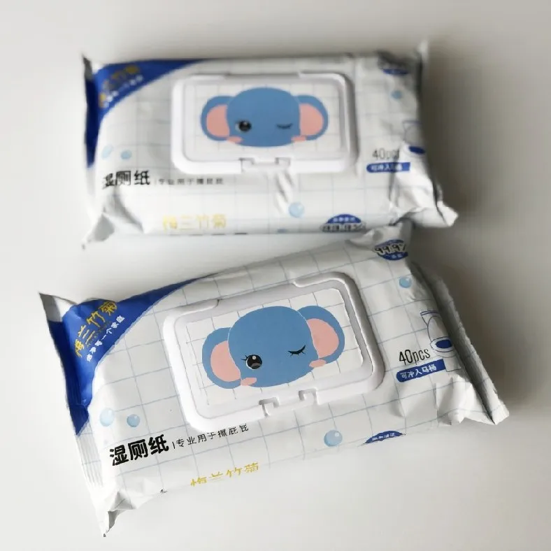 OEM Biodegradable Water Intimate Body Vagina Care Wipes for Women Adult Toilet Flushable Yoni Hygiene Feminine Wet Wipes Box ISO