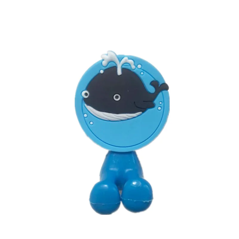 
Cartoon wall suction cup toothbrush holder plug hook silicone powerful toothbrush holder 